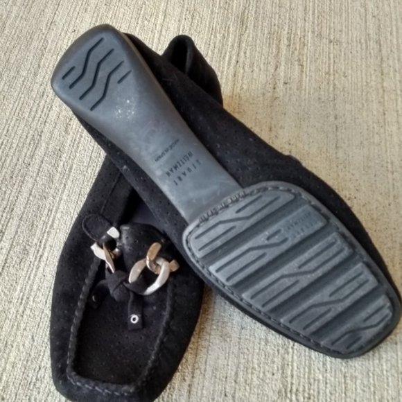 Ladies Stuart Weitzman Black Loafers-Sz 5.5 - Picture 6 of 6